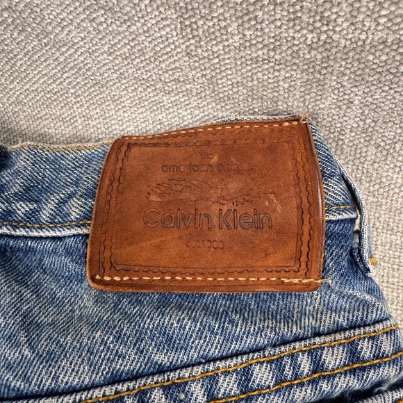 Calvin Klein Women's Jeans Blue Size 4 Petite High Rise Made in USA - Picture 8 of 9